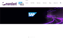 Tablet Screenshot of mandant.net